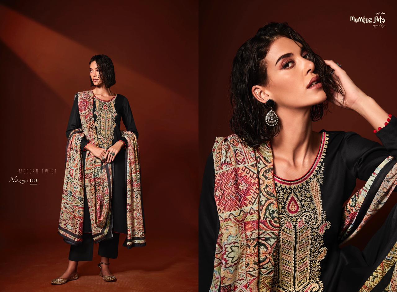 Mumtaz Nazm Fancy Viscose Wholesale Designer Dress Material Collection